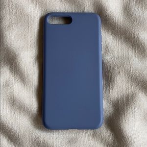 Dark blue/purple iPhone 7/8 plus silicone case